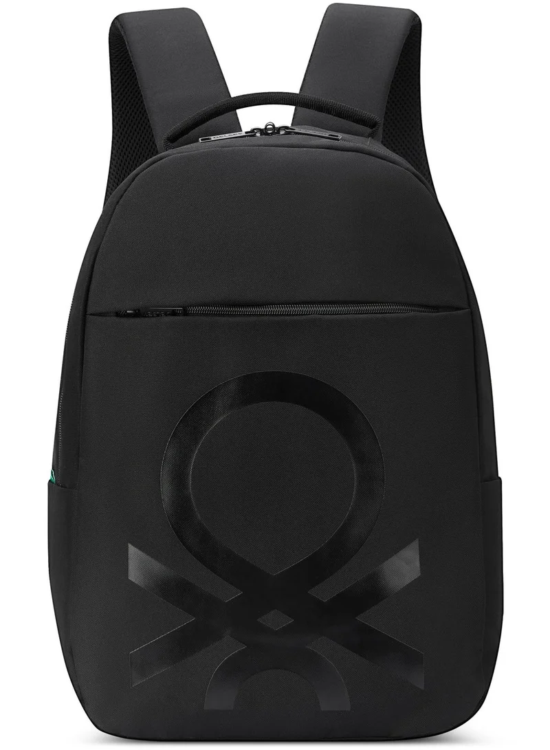 Fabrica Round Unisex 15.6-Inch Laptop Backpack - Black